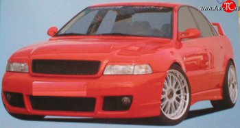 8 399 р. Передний бампер Rieger Audi A4 B5 8D5 универсал 1-ый рестайлинг (1996-1998)  с доставкой в г. Кемерово. Увеличить фотографию 2