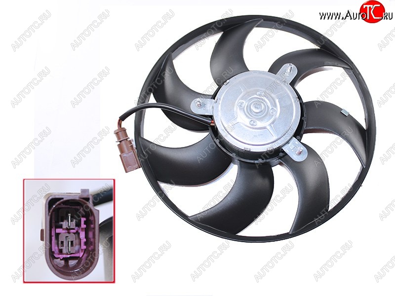 3 899 р. Диффузор радиатора SAT Skoda Octavia A5 дорестайлинг универсал (2004-2008)  с доставкой в г. Кемерово