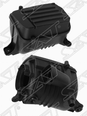 Корпус воздушного фильтра SAT(1.2 / 1.4L, под круглый фильтр) Audi A3 ( 8P1 хэтчбэк 3 дв.,  8PA хэтчбэк 5 дв.) (2003-2013), Seat Toledo ( универсал,  5P) (2004-2009), Skoda Octavia  A5 (2004-2013), Skoda Superb ( B6 (3T),  B6 (3T5),  (B6) 3T) (2008-2015), Skoda Yeti (2009-2018), Volkswagen Caddy  2K (2010-2015), Volkswagen Golf  6 (2008-2014), Volkswagen Jetta ( A5,  A6) (2005-2018), Volkswagen Passat  B7 (2010-2015), Volkswagen Tiguan  NF (2006-2017)