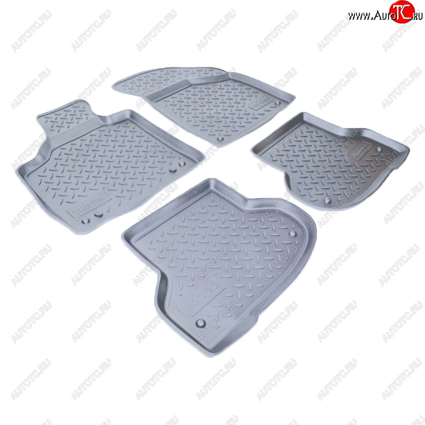 3 369 р. Коврики салона Norplast Unidec  Audi A3 ( 8P1 хэтчбэк 3 дв.,  8PA хэтчбэк 5 дв.) (2008-2013) 2-ой рестайлинг, 3 рестайлинг, 3-ий рестайлинг (Цвет: серый)  с доставкой в г. Кемерово