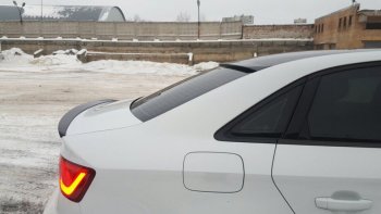 3 399 р. Лип спойлер АВТОКРАТ  Audi A3  8VS седан (2012-2016) дорестайлинг (Неокрашенный)  с доставкой в г. Кемерово. Увеличить фотографию 6
