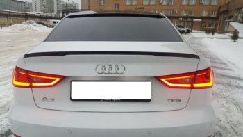 3 399 р. Лип спойлер АВТОКРАТ  Audi A3  8VS седан (2012-2016) дорестайлинг (Неокрашенный)  с доставкой в г. Кемерово. Увеличить фотографию 7
