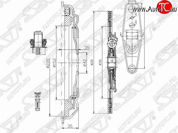 10 299 р. Комплект сцепления SAT  Audi A3 ( 8VS седан,  8VA хэтчбэк 5 дв.,  8V1) (2012-2016), Skoda Fabia  Mk3 (2014-2018), Skoda Octavia  A7 (2012-2017), Skoda Rapid ( NH3,  NH1) (2012-2017), Volkswagen Golf  7 (2012-2017), Volkswagen Jetta  A6 (2011-2015), Volkswagen Polo  5 (2015-2020)  с доставкой в г. Кемерово