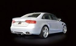 19 899 р. Накладка на задний бампер ABT Audi A4 B8 дорестайлинг, седан (2007-2011)  с доставкой в г. Кемерово. Увеличить фотографию 2