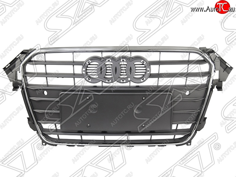13 549 р. Решетка радиатора SAT  Audi A4  B8 (2011-2015) рестайлинг, седан, рестайлинг, универсал (Неокрашенная)  с доставкой в г. Кемерово