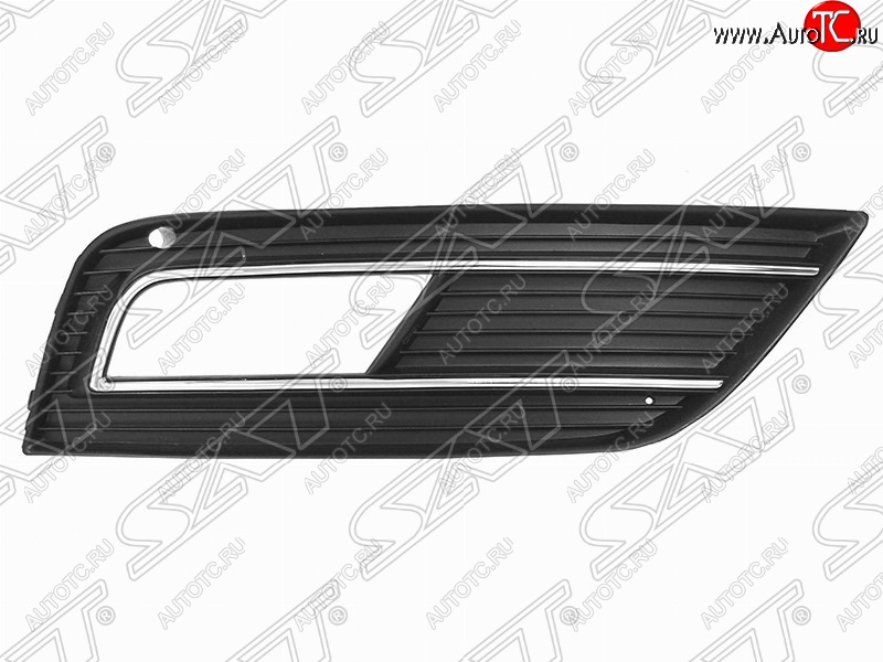689 р. Правая рамка противотуманной фары SAT  Audi A4  B8 (2011-2015) рестайлинг, седан, рестайлинг, универсал (Неокрашенная)  с доставкой в г. Кемерово