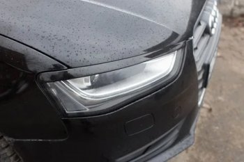 Реснички на фары KURAJ Audi A4  B8 (2007-2011) дорестайлинг, седан