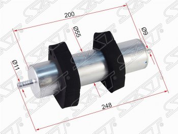 Топливный фильтр SAT (A4 / A5 2.0 / 3.0TDi 07- / A6 / A7 2.0 / 3.0 11-14 / A8 3.0 / 4.2 10- / Q5 2.0 / 3.0 08- / Q7 3.0) Audi Q7 4L дорестайлинг (2005-2009)