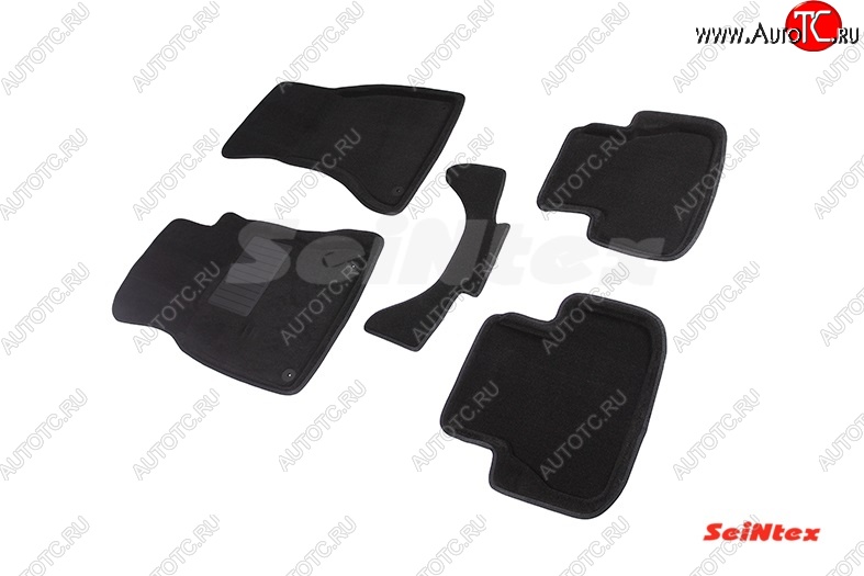 7 649 р. Комплект 3D ковриков в салон Seintex  Audi A4  B8 (2007-2015) дорестайлинг, седан, дорестайлинг, универсал, рестайлинг, седан (Серый)  с доставкой в г. Кемерово
