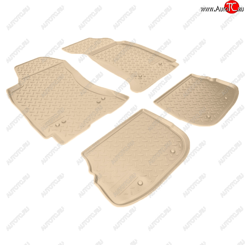 3 599 р. Коврики салона Norplast Unidec  Audi A4 ( B6,  B7) (2000-2009) седан, универсал (Цвет: бежевый)  с доставкой в г. Кемерово