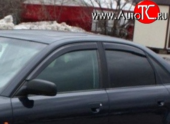 999 р. Комплект дефлекторов окон (ветровиков) 4 шт. (седан) Russtal Audi A4 B7 седан (2004-2008)  с доставкой в г. Кемерово