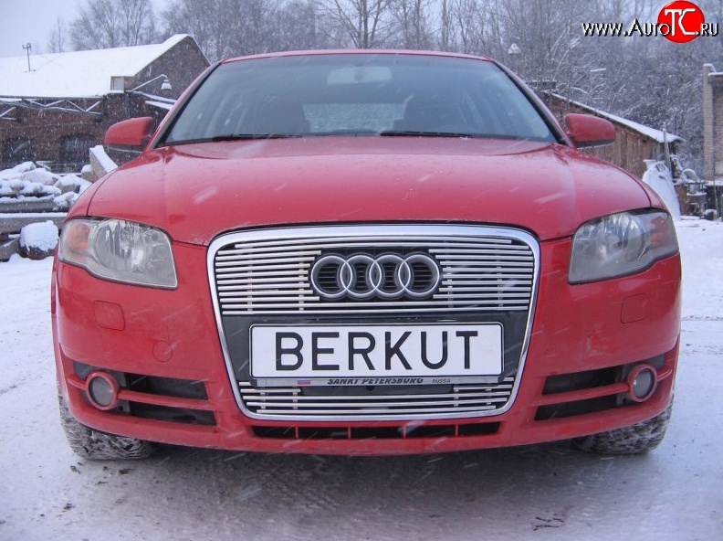 5 299 р. Декоративная вставка решетки радиатора Berkut Audi A4 B7 седан (2004-2008)  с доставкой в г. Кемерово