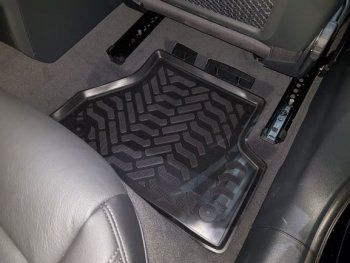3 069 р. Комплект ковриков в салон Aileron 3D (с подпятником)  Audi A5  F5 (2016-2020) дорестайлинг, купе, дорестайлинг, лифтбэк  с доставкой в г. Кемерово. Увеличить фотографию 3