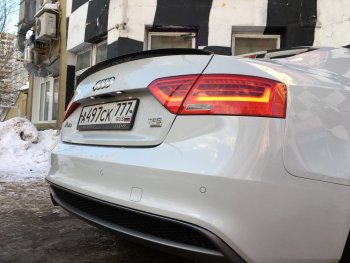 Лип спойлер АВТОКРАТ Audi A5  8T (2007-2011) дорестайлинг, лифтбэк