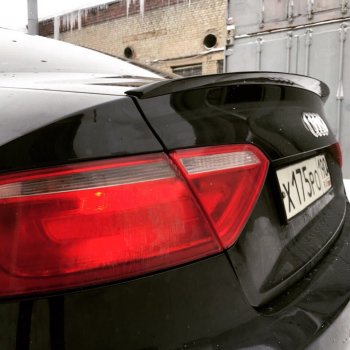 3 599 р. Лип спойлер АВТОКРАТ  Audi A5  8T (2007-2011) дорестайлинг, лифтбэк (Неокрашенный)  с доставкой в г. Кемерово. Увеличить фотографию 3