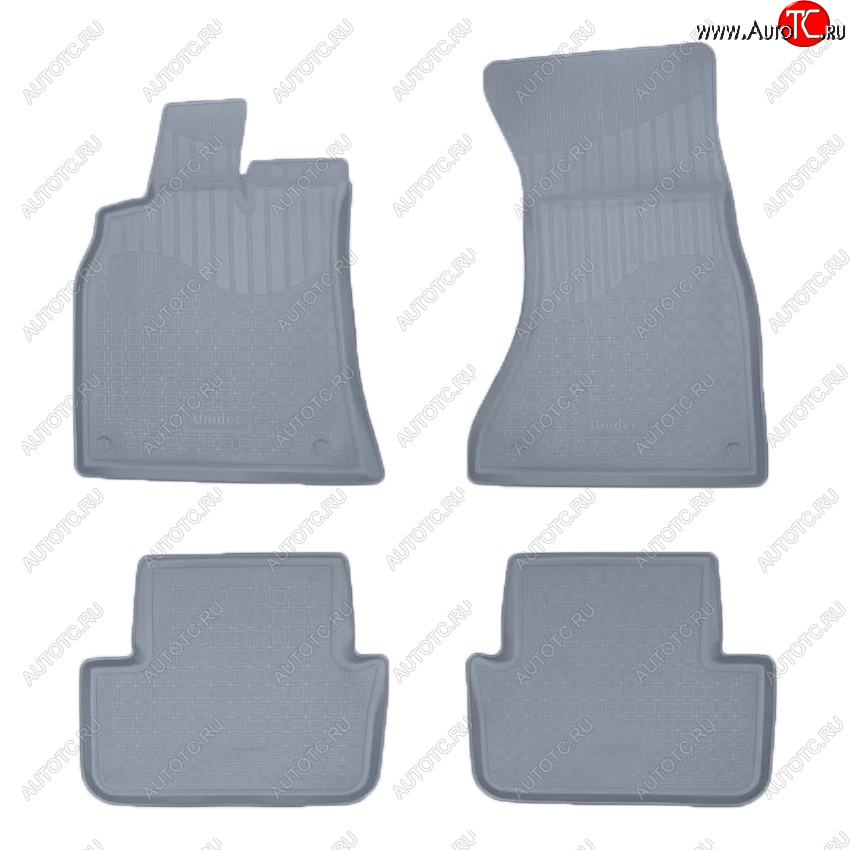 3 799 р. Коврики салона Norplast Unidec  Audi A5  8T (2007-2011) дорестайлинг, лифтбэк (Цвет: серый)  с доставкой в г. Кемерово