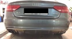 13 999 р. Накладка на задний бампер CT Audi A5 8T дорестайлинг, лифтбэк (2007-2011) (Неокрашенная)  с доставкой в г. Кемерово. Увеличить фотографию 2