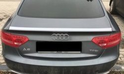 3 999 р. Лип спойлер CT Audi A5 8T дорестайлинг, лифтбэк (2007-2011) (Неокрашенный)  с доставкой в г. Кемерово. Увеличить фотографию 4