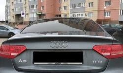 3 999 р. Лип спойлер CT Audi A5 8T дорестайлинг, лифтбэк (2007-2011) (Неокрашенный)  с доставкой в г. Кемерово. Увеличить фотографию 5
