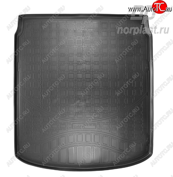 2 399 р. Коврик в багажник Norplast Unidec  Audi A6  (C8) седан (2018-2023) дорестайлинг (Чёрный)  с доставкой в г. Кемерово