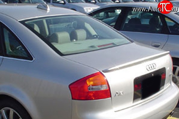 3 299 р. Лип спойлер Drive  Audi A6  C5 (1997-2001) дорестайлинг, седан (Неокрашенный)  с доставкой в г. Кемерово
