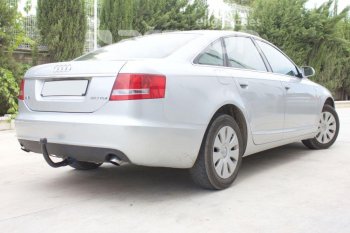 42 749 р. Фаркоп Aragon. (шар V) Audi A6 C6 дорестайлинг, седан (2004-2008)  с доставкой в г. Кемерово. Увеличить фотографию 2