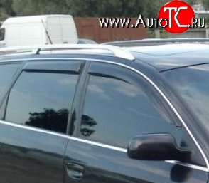 999 р. Комплект дефлекторов окон (ветровиков) 4 шт. Avant Russtal Audi A6 C5 дорестайлинг, седан (1997-2001)  с доставкой в г. Кемерово