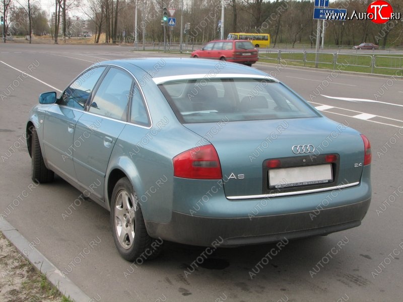 2 749 р. Козырёк на заднее стекло ZENDER Audi A6 C5 дорестайлинг, седан (1997-2001) (Неокрашенный)  с доставкой в г. Кемерово
