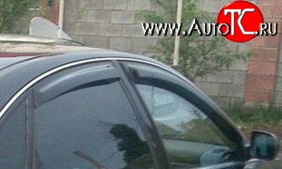 999 р. Комплект дефлекторов окон (ветровиков) 4 шт. (седан) Russtal Audi A6 C6 дорестайлинг, седан (2004-2008)  с доставкой в г. Кемерово