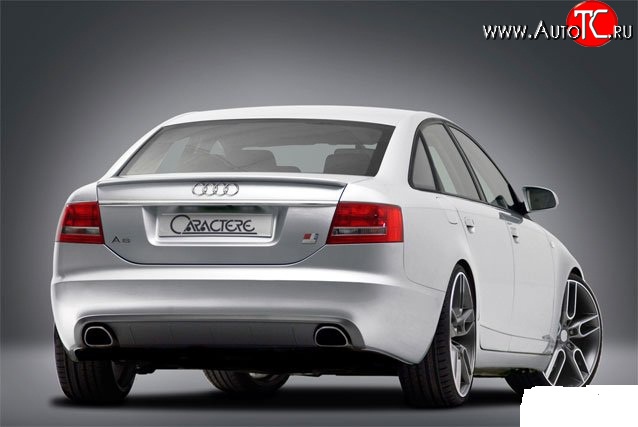 5 499 р. Лип спойлер Caractere Audi A6 C6 дорестайлинг, седан (2004-2008)  с доставкой в г. Кемерово