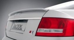 5 649 р. Лип спойлер CT  Audi A6  C6 (2004-2008) дорестайлинг, седан (Неокрашенный)  с доставкой в г. Кемерово. Увеличить фотографию 1