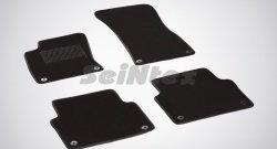 Износостойкие коврики в салон SeiNtex Premium LUX 4 шт. (ворсовые) Audi A8  D4 (2009-2013) дорестайлинг, седан