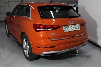 Фаркоп (тягово-сцепное устройство) TCC Audi Q5  FY (2017-2022) дорестайлинг, рестайлинг (Оцинкованный, шар E - оцинкованный)