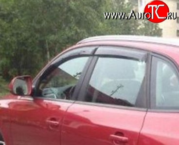 999 р. Комплект дефлекторов окон (ветровиков) 4 шт. Russtal Audi Q5 8R рестайлинг (2012-2017)  с доставкой в г. Кемерово
