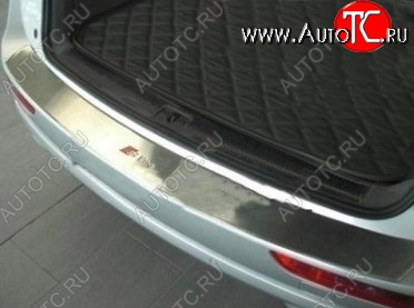 8 599 р. Защитная накладка на задний бампер (рестайлинг) СТ Audi Q5 8R дорестайлинг (2008-2012)  с доставкой в г. Кемерово