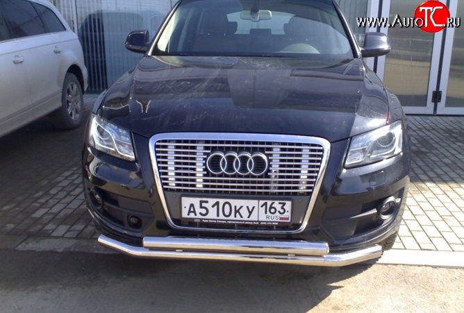 8 799 р. Металлическая решётка радиатора Металл Дизайн Audi Q5 8R дорестайлинг (2008-2012)  с доставкой в г. Кемерово