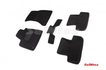 Комплект 3D ковриков в салон Seintex Audi Q5  8R (2008-2017) дорестайлинг, рестайлинг (Серый)