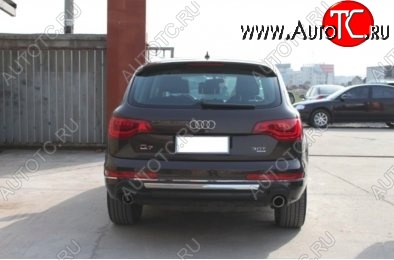 32 399 р. Накладка на задний бампер (рестайлинг) CT v2 Audi Q7 4L дорестайлинг (2005-2009) (Неокрашенная)  с доставкой в г. Кемерово