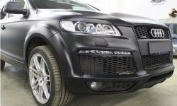1 479 р. Реснички на фары CT Audi Q7 4L рестайлинг (2009-2015) (Неокрашенные)  с доставкой в г. Кемерово. Увеличить фотографию 3