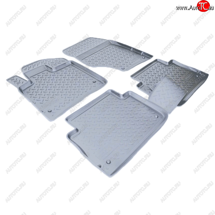 3 599 р. Коврики салона Norplast Unidec  Audi Q7  4L (2005-2009) дорестайлинг (Цвет: серый)  с доставкой в г. Кемерово