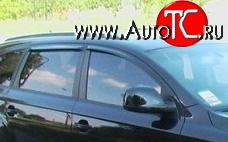 3 399 р. Дефлекторы окон SIM Audi Q7 4M дорестайлинг (2015-2020)  с доставкой в г. Кемерово
