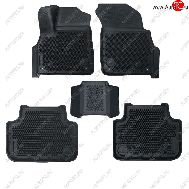 6 599 р. Коврики салона DELFORM ❞EVA 3D Premium❝ (термоэластопласт/ТЭП) Audi Q7 4M дорестайлинг (2015-2020)  с доставкой в г. Кемерово