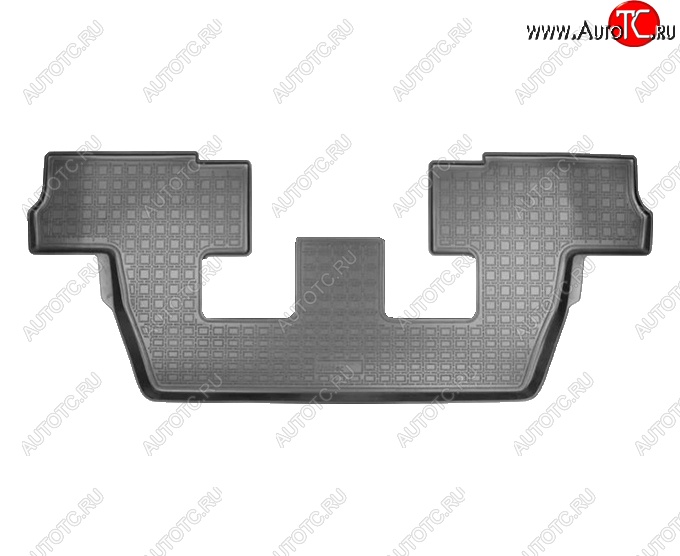 1 099 р. Коврик салонный Noplast (3-ий ряд) Audi Q7 4M рестайлинг (2019-2022) (Черный)  с доставкой в г. Кемерово