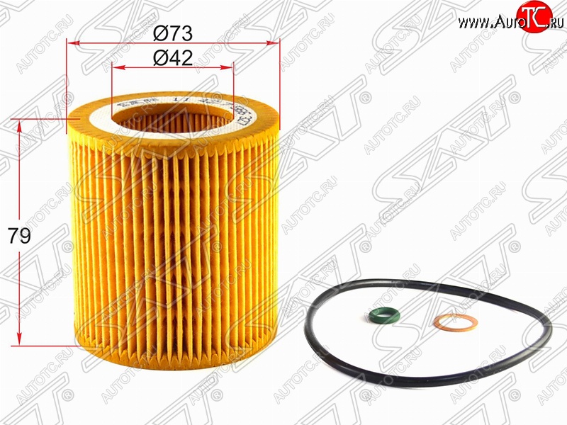 188 р. Фильтр масляный SAT (картридж)  BMW 1 серия (E82,  F21,  F20), 2 серия (F22), 3 серия (E90,  E91,  E92,  F34,  F30), 5 серия (E60,  F11,  F10), 6 серия (E63,  F13), 7 серия (E65,E66, E67, E68,  F01-F04), X3 (E83,  F25), X4 (F26), X5 (E70,  F15), X6 (E71,  F16), Z4 (E85)  с доставкой в г. Кемерово