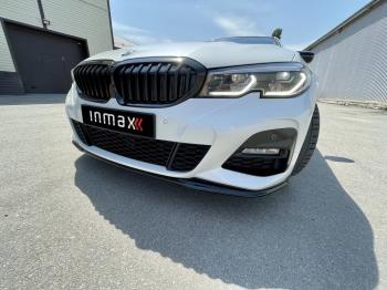 13 499 р. Сплиттер переднего М-бампера М-Perfomance  BMW 3 серия  G20 (2018-2022) седан (цвет: черный глянец)  с доставкой в г. Кемерово. Увеличить фотографию 11