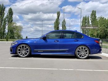 11 499 р. Пластиковые накладки M порогов  BMW 3 серия  G20 (2018-2022) седан (цвет: черный глянец)  с доставкой в г. Кемерово. Увеличить фотографию 3