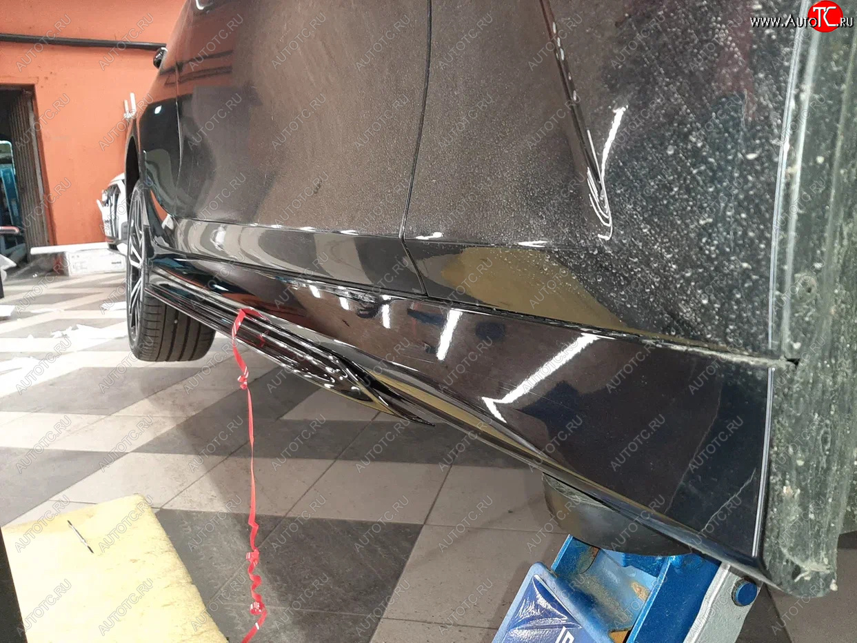 11 499 р. Пластиковые накладки M порогов BMW 3 серия G20 седан (2018-2022) (цвет: черный глянец)  с доставкой в г. Кемерово