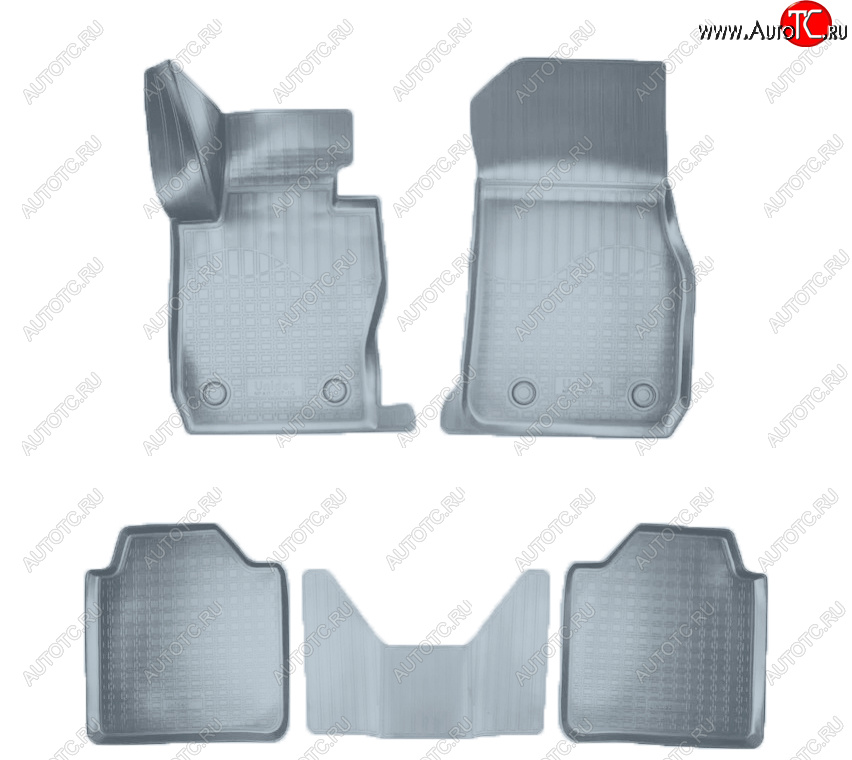 3 799 р. Коврики салона Norplast (полный привод)  BMW 3 серия  F34 (2012-2020) Grand Turismo лифтбэк дорестайлинг, Grand Turismo лифтбэк рестайлинг (Цвет: серый)  с доставкой в г. Кемерово