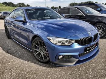Сплиттер переднего бампера М-Perfomance BMW 4 серия ( F32,  F36) (2013-2020) купе дорестайлинг, лифтбэк дорестайлинг, купе рестайлинг, лифтбэк рестайлинг