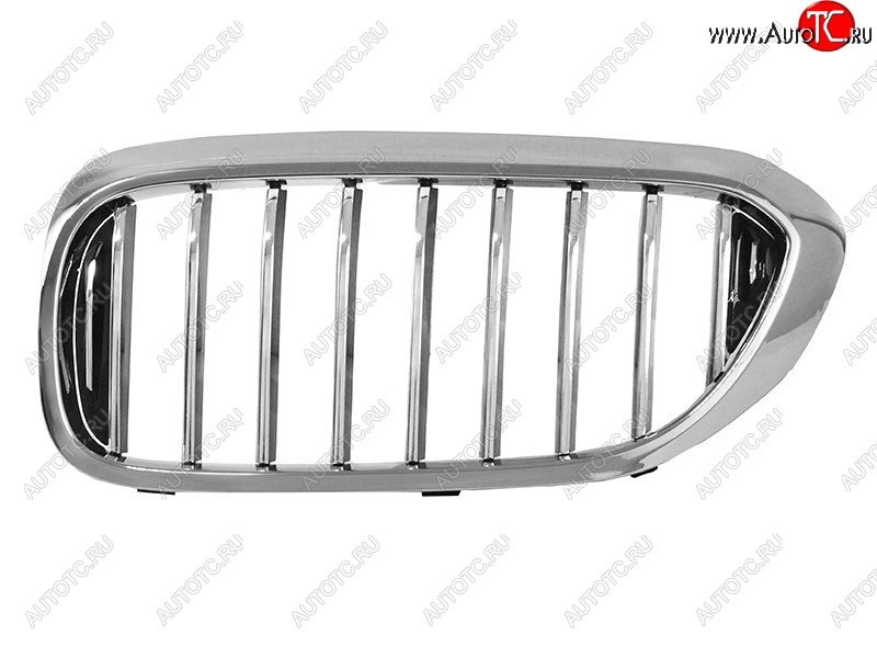 2 569 р. Решётка радиатора SAT  BMW 5 серия  G30 (2016-2020) дорестайлинг, седан (Хром)  с доставкой в г. Кемерово